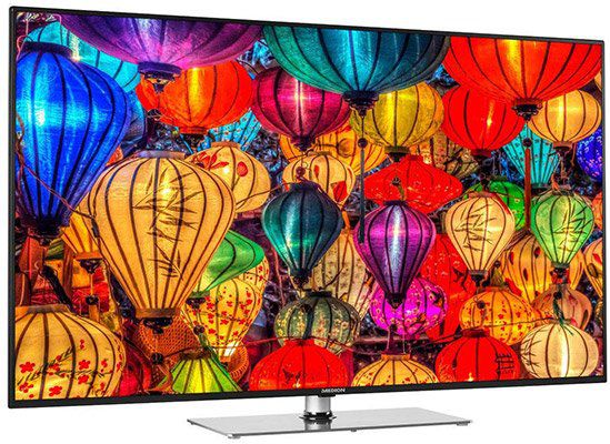 MEDION S15512   55 Zoll UHD TV (Smart TV, HDR, Triple Tuner, DVB T2 HD, Netflix, PVR, DTS) für 552,49€ (669€)