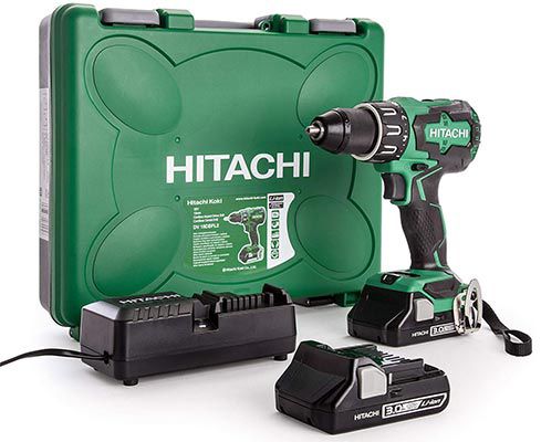 Hitachi DV18DBFL2 / JM   18 Volt Akku Schlagbohrschrauber mit 2 Akkus für 175,90€ (statt 221€)