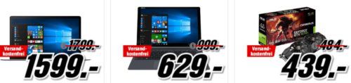 Media Markt Asus Tiefpreisspätschicht: günstige Notebooks, PCs und Grafik Karten