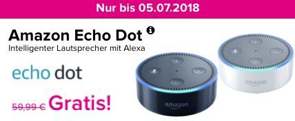 Vodafone Allnet Flat mit 6GB für 17,99€ mtl. + gratis Amazon Echo dot Lautsprecher   nur 6 Monate Laufzeit!