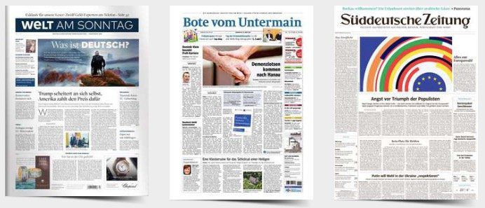 14 Tage Tageszeitung komplett gratis lesen