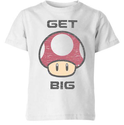 Nintendo Super Mario Get Big Mushroom T Shirt für 10,99€ (statt 30€)