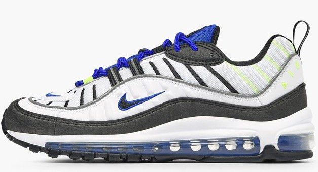 Schnell? Nike Air Max 98 Racer Blue Volt für 89,50€ (statt 170€)