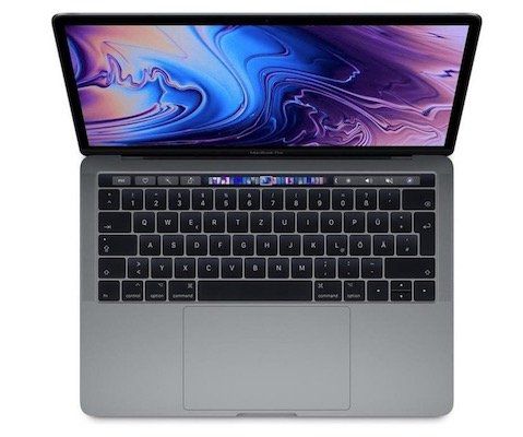 Apple MacBook Pro 13 (Modell 2018 MR9Q2D/A) mit 256GB für 1.569€ (statt 1.647€)