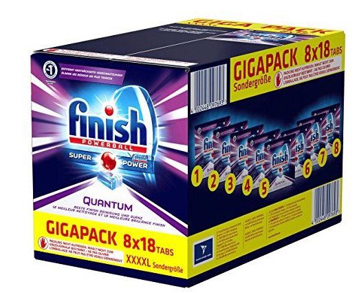 144er Pack Calgonit Finish Powerball Quantum ab 19€ (statt 26€)