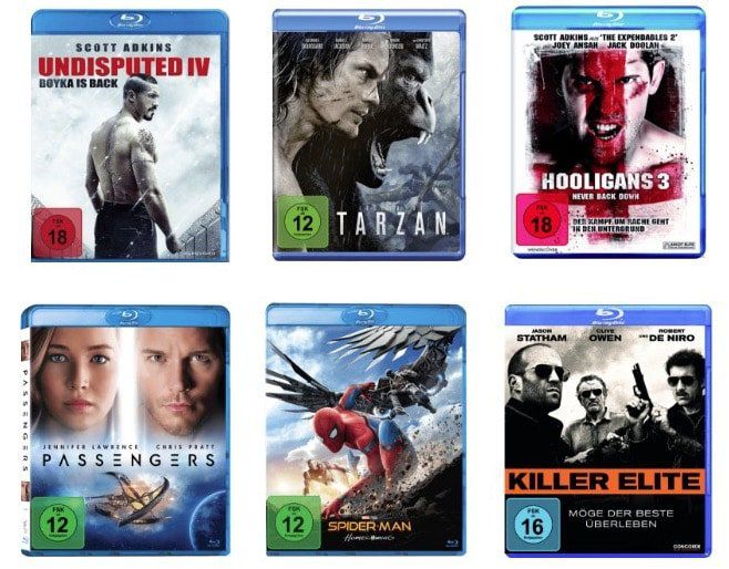 Media Markt: 5 Blu rays für 25€ + VSK