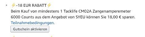 Tacklife CM02A   Zangenstrommesser für 9,99€ (statt 28€)