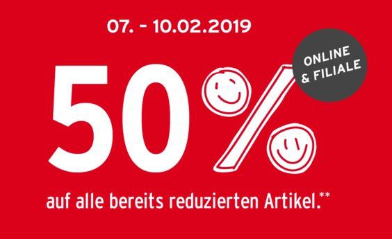 Ernstings Family mit 50% Extra Rabatt im Sale