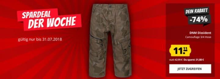 DNM Dissident Digital Camouflage Herren 3/4 Short ab 11,11€ + 3,95€ VSK