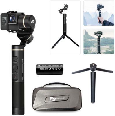 Feiyu G6   3 Achsen Gimbal mit WLan u. Bluetooth ab 135,15€ (statt 230€)