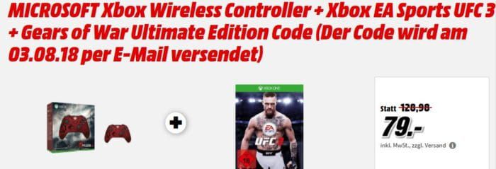 Xbox Wireless Controller Ultimate Edition + Xbox EA Sports UFC 3 für 79€ (statt 101€) uvm. im Media Markt Dienstag Sale