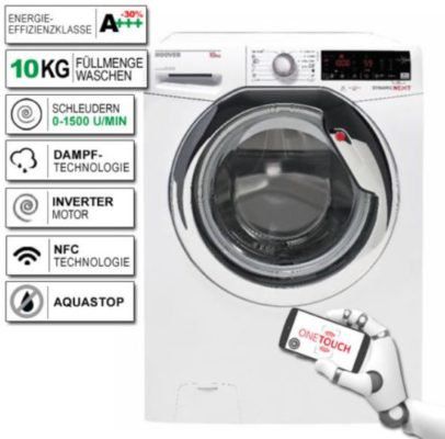 HOOVER DXOAG510AHC Dynamic Next   10kg Waschmaschine mit A+++ ab 389€ (statt 499€)