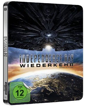 Independence Day: Wiederkehr als exklusive Steelbook UltraHD Blu ray für 18€ (statt 24€)