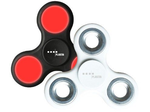 PLANTIN Double Pack Fidget Spinner in Schwarz/Weiß für 3€ (statt 7€)