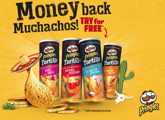 Pringles Tortilla gratis