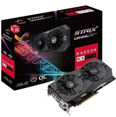 ASUS Radeon RX 570 ROG Strix OC 4GB Grafik Karte für 203,67€ (statt 248€)