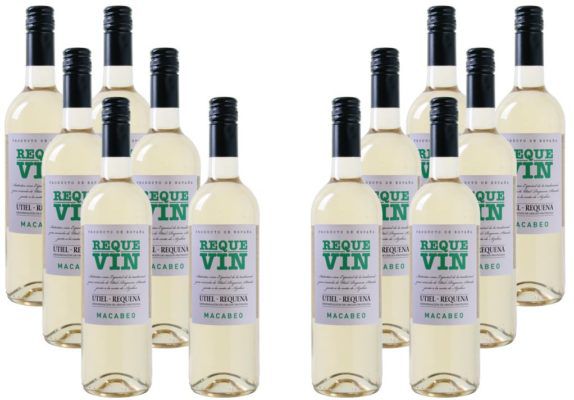 Bodegas Coviñas Requevin Macabeo Weißwein 12 Flaschen für 39,96€