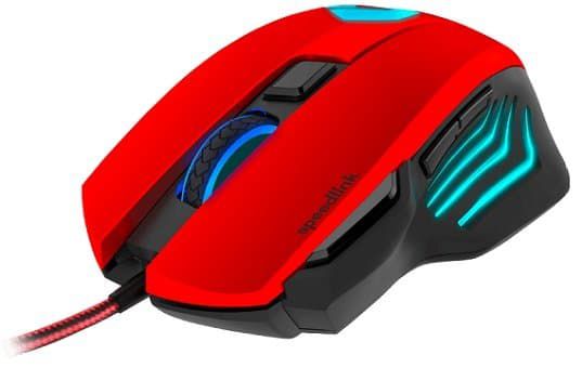 SPEEDLINK Decus Respec Gaming Mouse in Schwarz/Rot für 15€ (statt 35€)