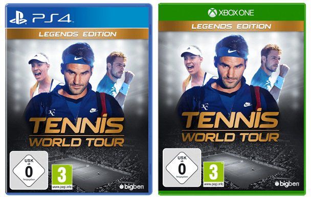 Tennis World Tour (Legends Edition) für Xbox One und PS4 für 57€ (statt 70€)