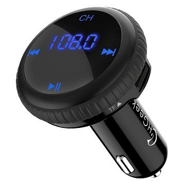 CHGeek Bluetooth FM Transmitter mit Freisprecheinrichtung und USB für 10.97€ (statt 17€)