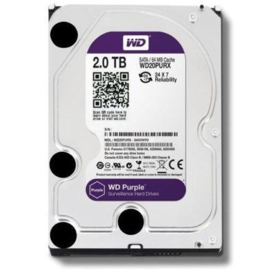WD Purple 2 TB interne Festplatte mit IntelliPower für 47,99€