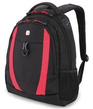 Wenger Freizeit Rucksack mit Tablet Fach in schwarz und rot für 29,95€ (statt 49€)