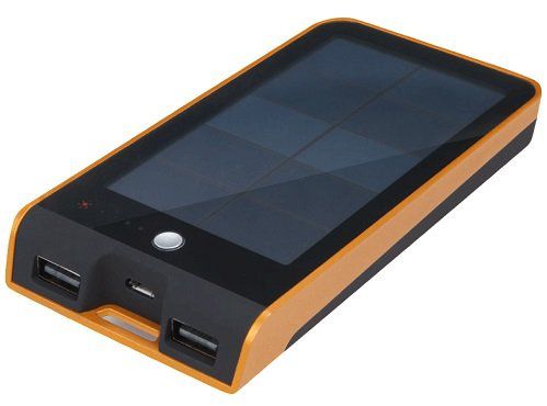 XTORM Basalt Solar Charger mit 3000 mAh Schwarz/Orange für 20€ (statt 31€)