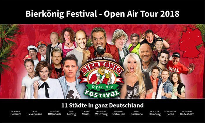 Bis zu 54% Rabatt auf Tickets für das Bierkönig Festival