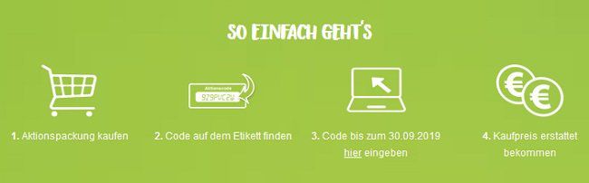 Einen 5 er Pack Joghurt Schnitte gratis