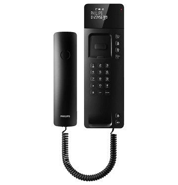 Philips Scala M110B Telefon in schwarz für 10€ (statt 35€)