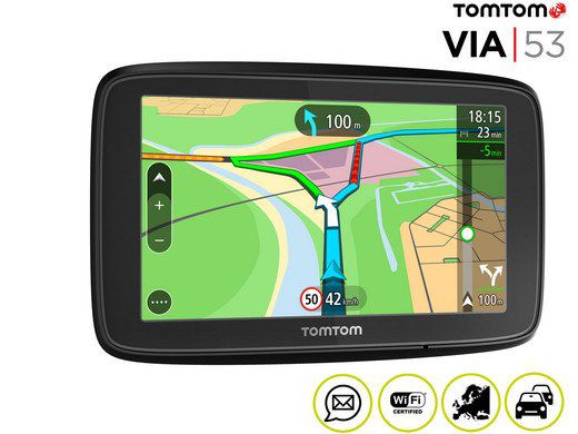 TomTom Via 53    5 Zoll Navi, 45 EU Länder für 84,95€ (statt 155€)