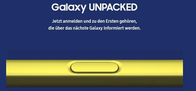 NEWS: Samsung Galaxy Note 9 - Design, Hardware und S Pen NEWS: Samsung Galaxy Note 9 Design, Hardware und S Pen