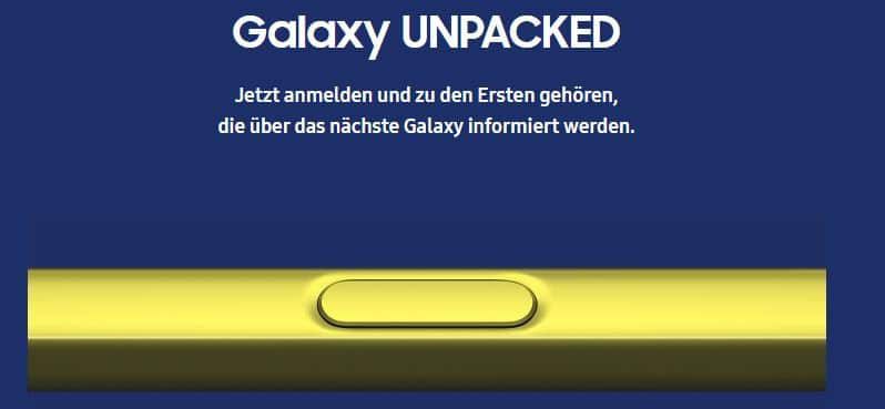 NEWS: Samsung Galaxy Note 9   Design, Hardware und S Pen