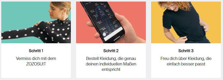 NEWS: Mit ZOZO durch Smartphone Scan ohne Kleidergrößen Klamotten shoppen