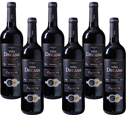 6 Flaschen Viña Decana Reserva Utiel Requena DO für 25,93€