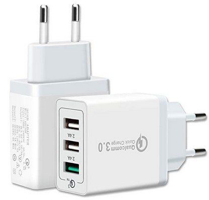 Unionup LCC 86   3 Port USB Ladegerät mit QC 3.0 für 6,69€ (statt 14€)   Prime