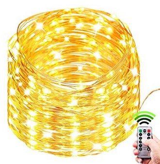 10m Lichterkette mit Fernbedienung & 100 LEDs für 8,99€ (statt 11€)   Prime