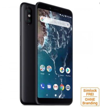 Xiaomi Mi A2   5,99 Zoll Smartphone mit 32GB und Stock Android 8.1 für 194,99€ (statt 240€)