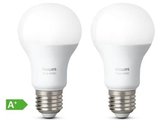 2er Pack Philips HUE White E27 für 19,15€ (statt 27€)