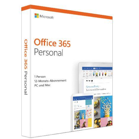 MS Office 365 Personal Abonnement (1 Jahr) ab 38,02€ (statt 47€)