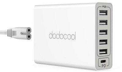 dodocool USB Ladegerät mit 6 USB Ports für 13,99€ (statt 20€)