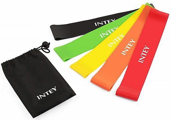 INTEY Fitnessbänder Set mit 5 verschiedenen Stärken für 5,99€ (statt 9€)