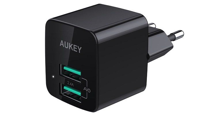 Aukey Ladegerät (PA U32) mit 2 Ports für 6,47€ (statt 13€)