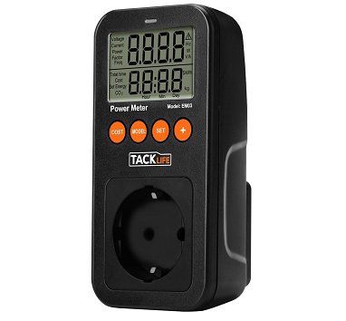 Tacklife EM03 Energieverbrauch Messgerät für 3,99€ (statt 14€)