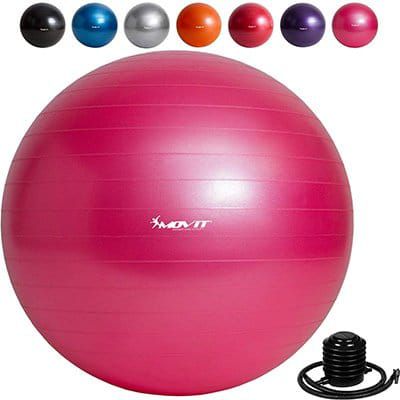 MOVIT Gymnastikball inkl. Pumpe (55cm 65cm 75cm 85cm) in 7 Farben ab 5,99€ (statt 13€)