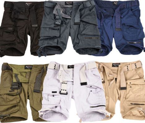 A. Salavarini AS079   Herren Cargoshorts für je 24,90€ (statt 33€)