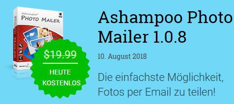 Ashampoo Photo Mailer (Vollversion, Windows) gratis