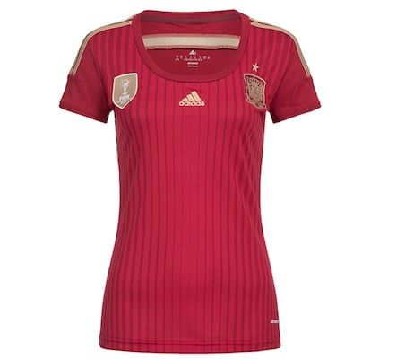 adidas Spanien Damen Heimtrikot für 7,28€ (statt 17€)