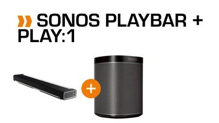 Sonos Playbar WLAN Soundbar für 699€ + gratis Sonos Play:1 (Wert 172€)