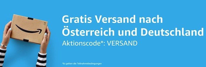 Tipp: kostenloser Versand bei Amazon für Nicht Primer (auch Österreicher)